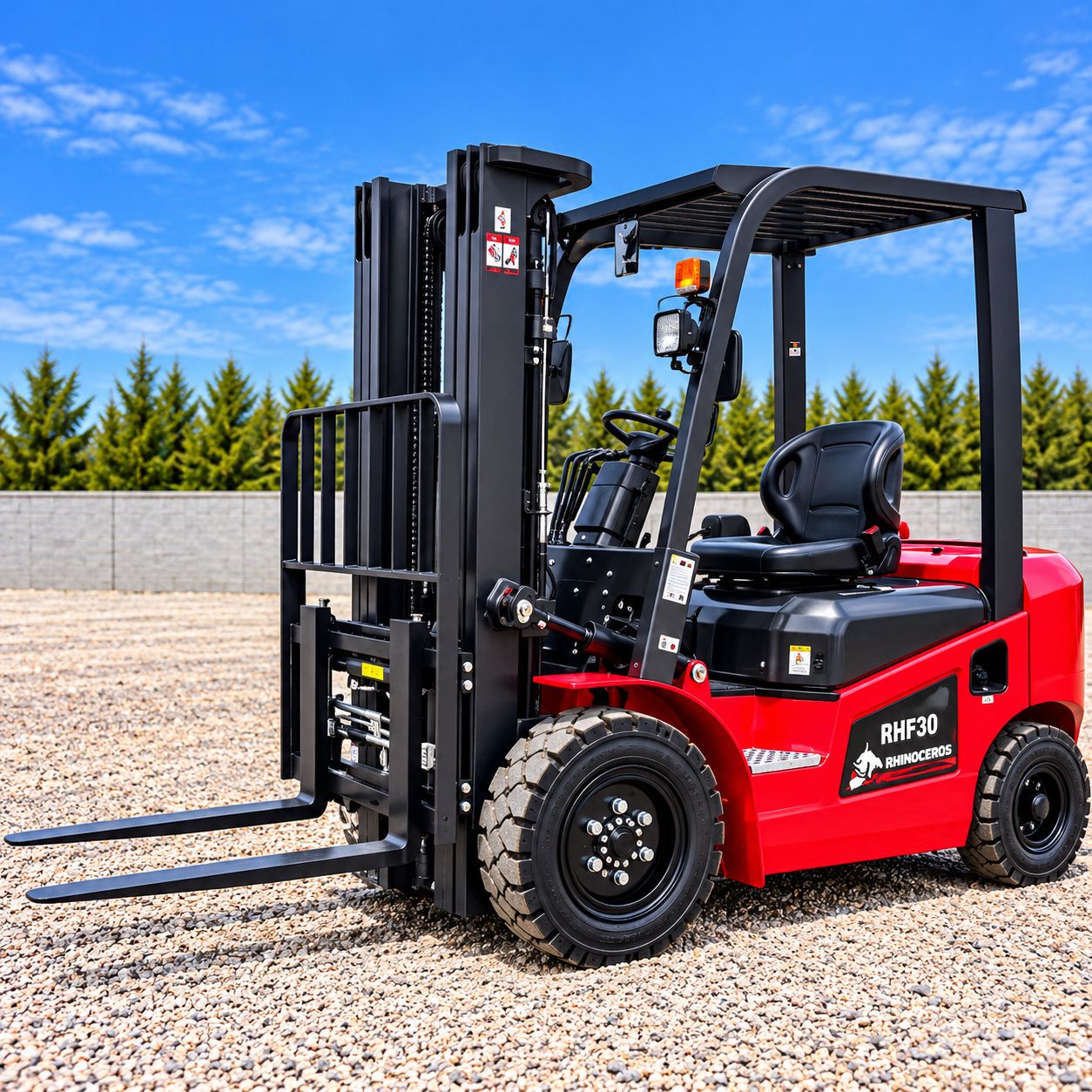 RHF30 diesel forklift with air tires for rent from PayLess Equipment Rental LLC